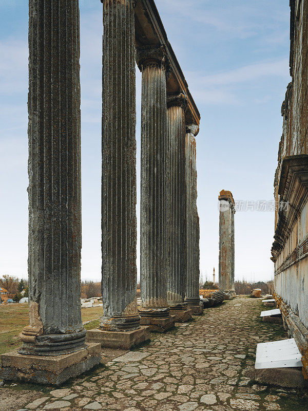 Ancient Roman city of Aizonai in Çavdarhisar,Kütahya,Turkey